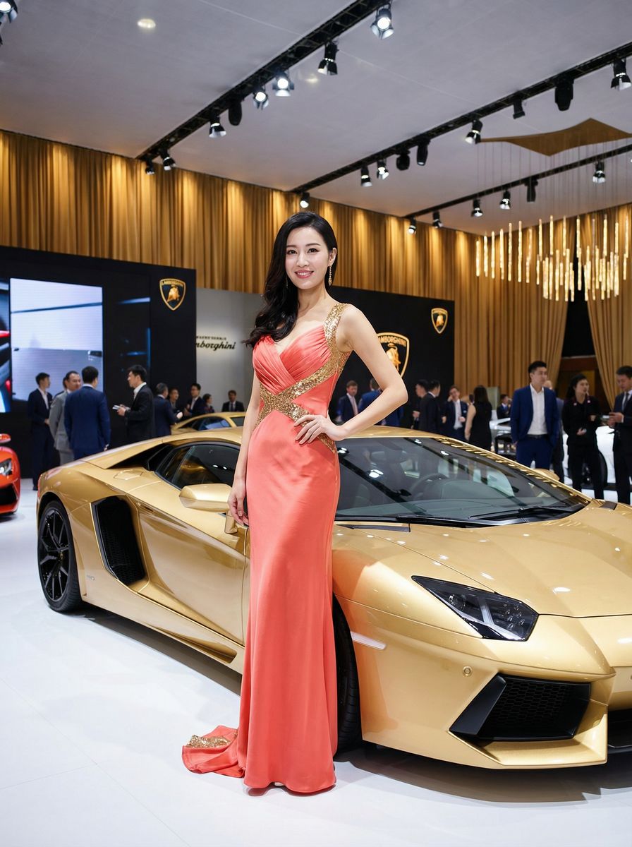 网红主播车模视频展示